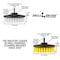 Drill Brush Power Scrubber By Useful Products 5 in W 5 in L Brush, Variety 5in-S-WY-H-DB - alternate 4